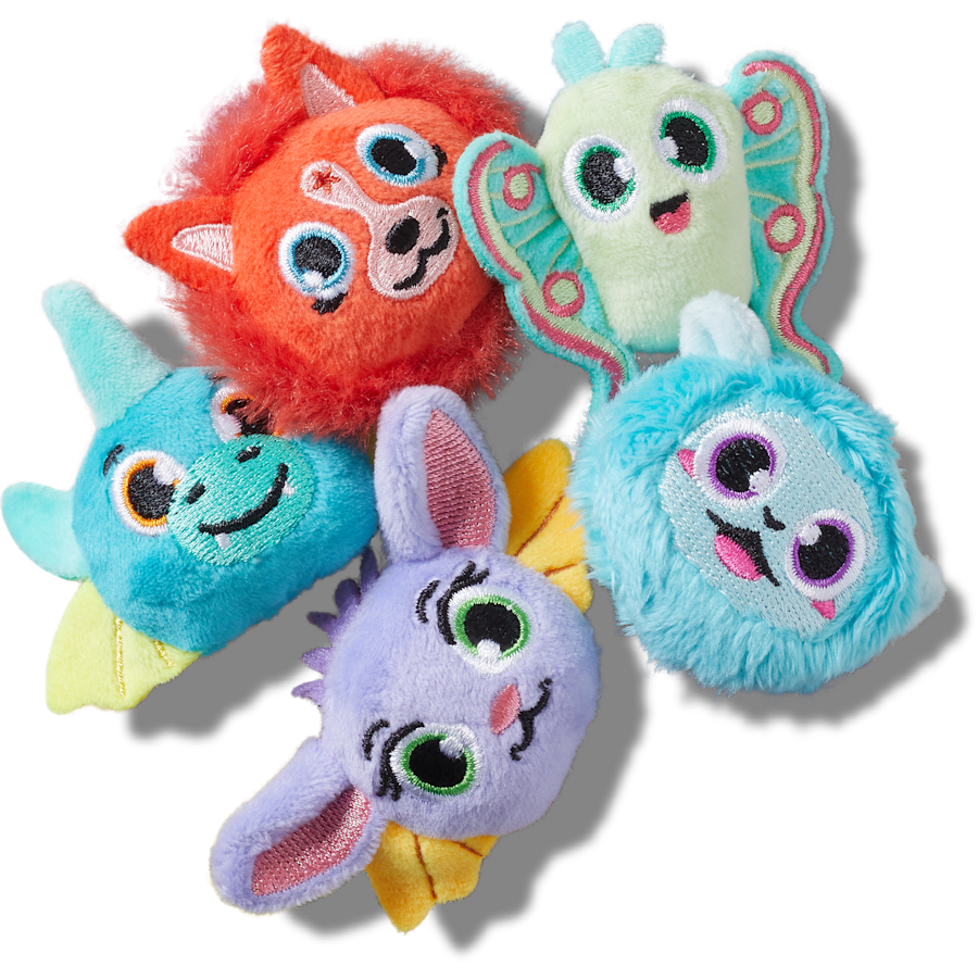 Crocs Fuzzy Fantasy Animals 5 Pack Jibbitz™ charms Women|Men|Jibbitz™ Charms