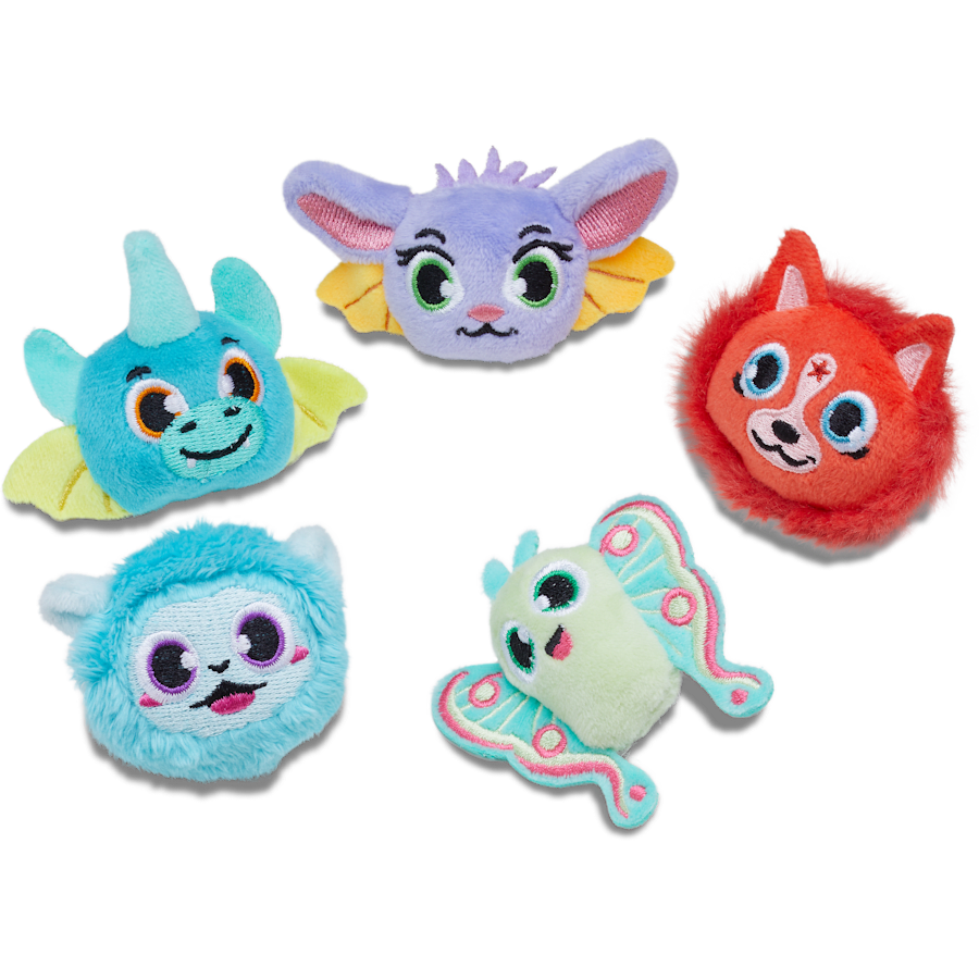 Crocs Fuzzy Fantasy Animals 5 Pack Jibbitz™ charms Women|Men|Jibbitz™ Charms
