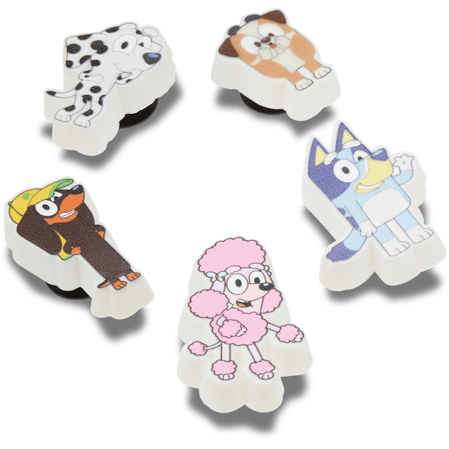 Crocs Bluey 5Pack Jibbitz™ charms Women|Men|Kids|Jibbitz™ Charms