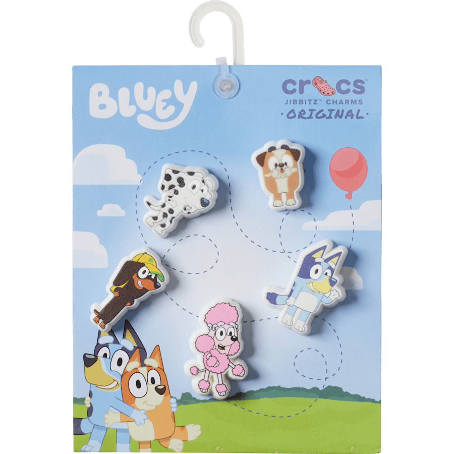 Crocs Bluey 5Pack Jibbitz™ charms Women|Men|Kids|Jibbitz™ Charms