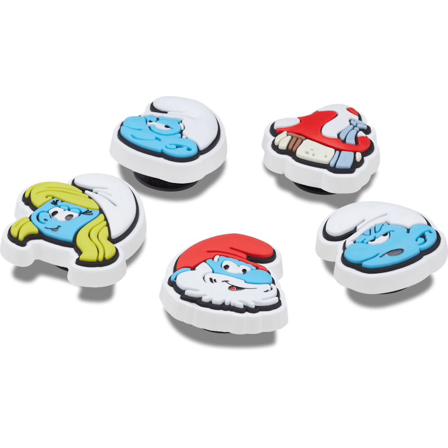 Crocs Smurfs 5 Pack Jibbitz™ charms Women|Men|Kids|Jibbitz™ Charms