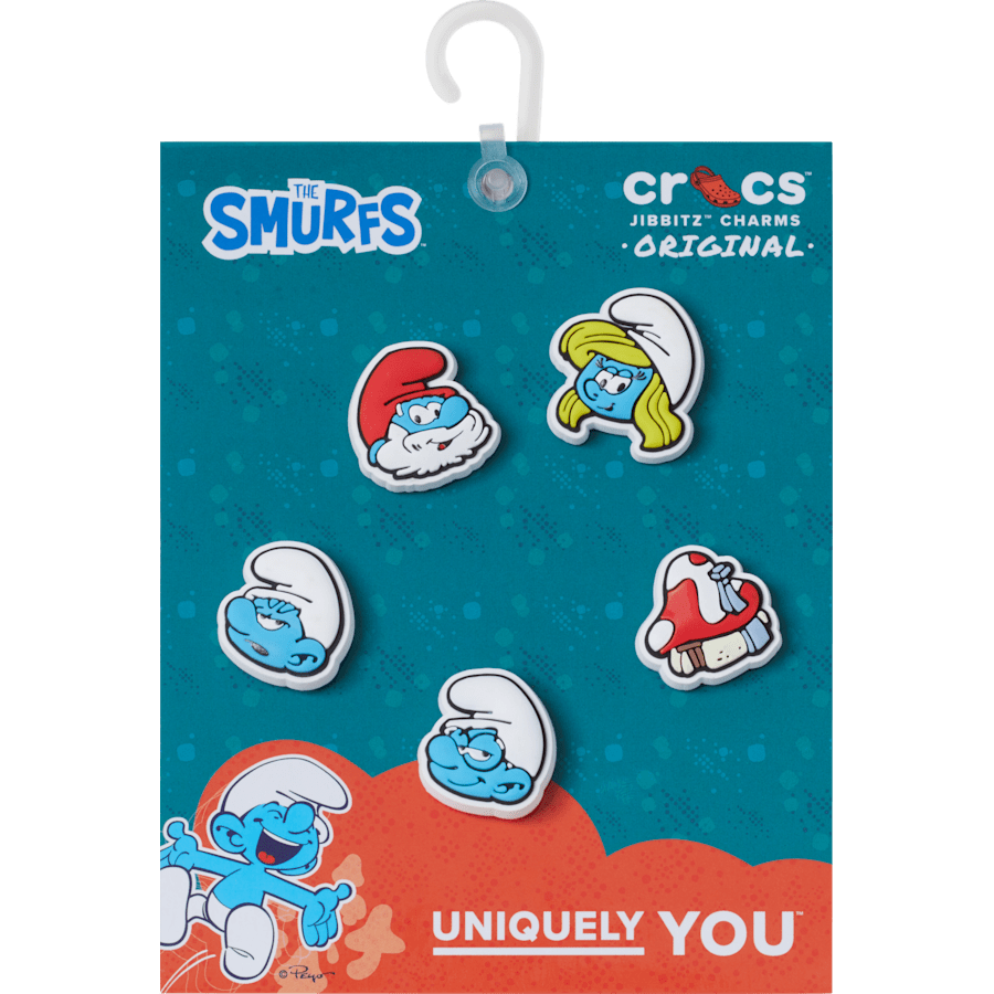 Crocs Smurfs 5 Pack Jibbitz™ charms Women|Men|Kids|Jibbitz™ Charms