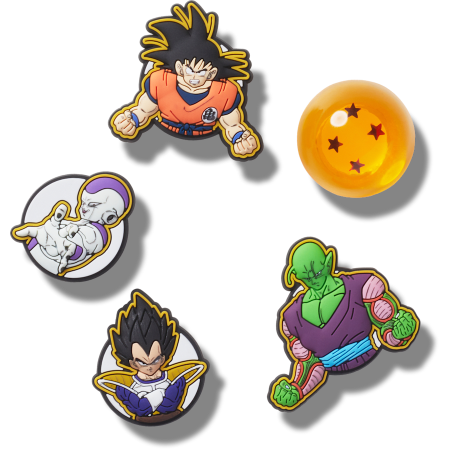Crocs Dragon Ball Z 5 Pack Jibbitz™ charms Women|Men|Kids|Jibbitz™ Charms