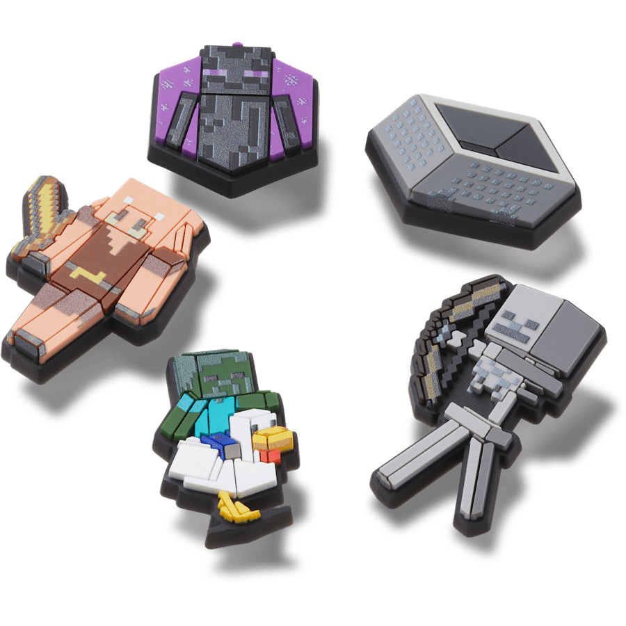 Crocs Minecraft 5 Pack Jibbitz™ charms Women|Men|Kids|Jibbitz™ Charms