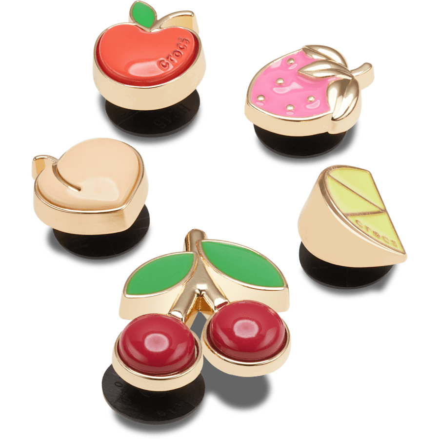 Crocs Elevated Fruits 5 Pack Jibbitz™ charms Women|Men|Jibbitz™ Charms