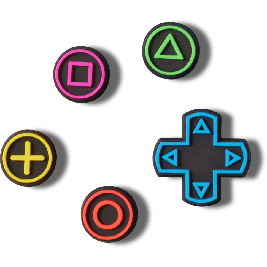 Crocs Game Controller 5 Pack Jibbitz™ charms Women|Men|Jibbitz™ Charms