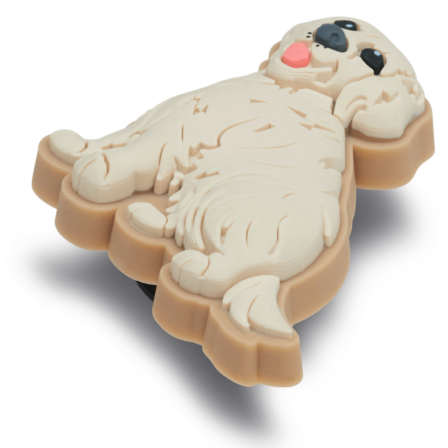 Crocs b'Golden Retriever Puppy Jibbitz Shoe Charm' Women|Men|Jibbitz™ Charms