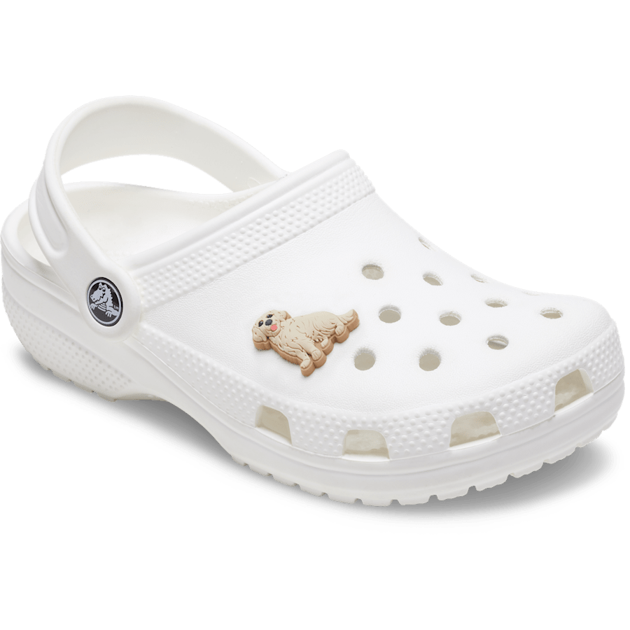 Crocs b'Golden Retriever Puppy Jibbitz Shoe Charm' Women|Men|Jibbitz™ Charms