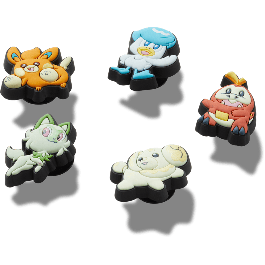 Crocs Pokemon Paldea 5 Pack Jibbitz™ charms Women|Men|Kids|Jibbitz™ Charms