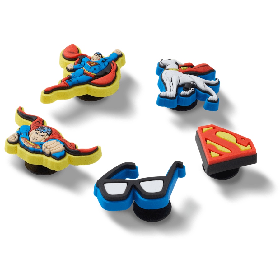 Crocs Superman 5 Pck Jibbitz™ charms Women|Men|Kids|Jibbitz™ Charms