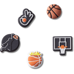 Crocs Basketball Team 5 Pack Jibbitz™ charms Women|Men|Jibbitz™ Charms