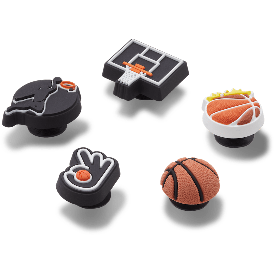 Crocs Basketball Team 5 Pack Jibbitz™ charms Women|Men|Jibbitz™ Charms