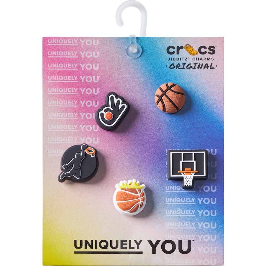 Crocs Basketball Team 5 Pack Jibbitz™ charms Women|Men|Jibbitz™ Charms