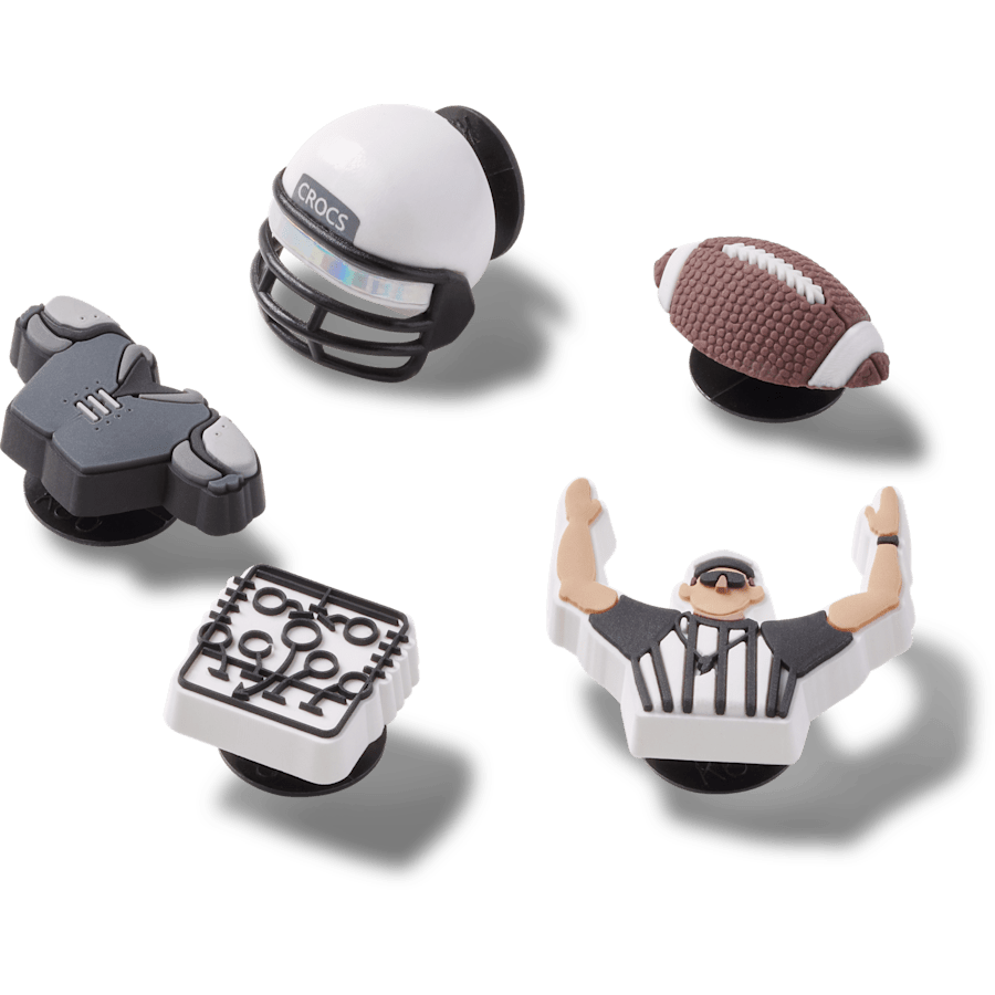 Crocs Football Team 5 Pack Jibbitz™ charms Women|Men|Jibbitz™ Charms