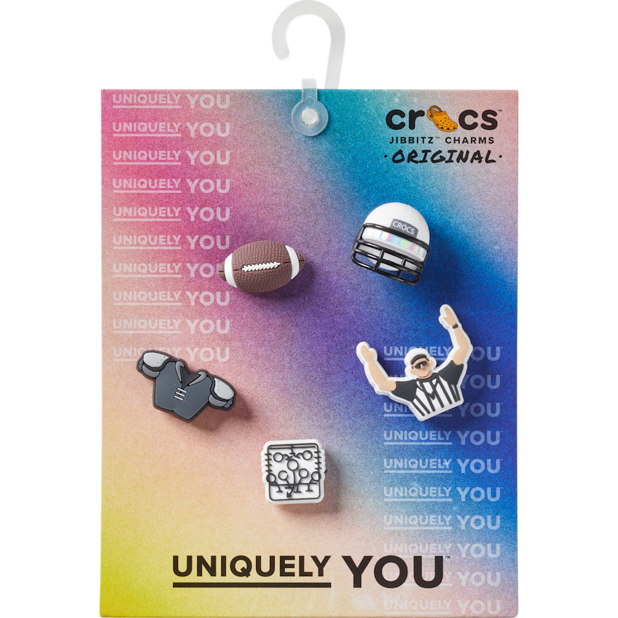 Crocs Football Team 5 Pack Jibbitz™ charms Women|Men|Jibbitz™ Charms