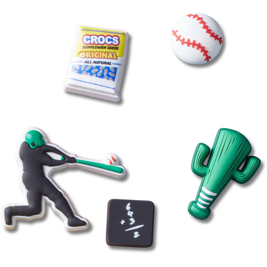 Crocs Baseball Team 5 Pack Jibbitz™ charms Women|Men|Jibbitz™ Charms