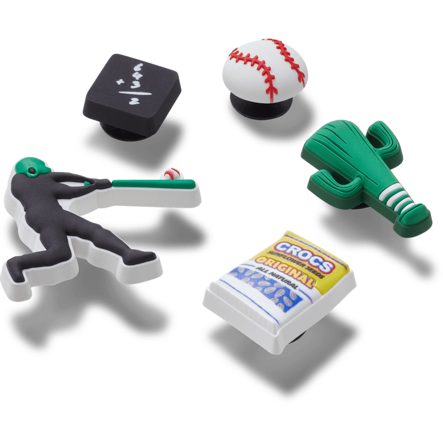 Crocs Baseball Team 5 Pack Jibbitz™ charms Women|Men|Jibbitz™ Charms