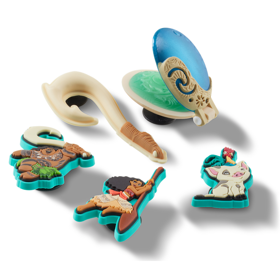 Crocs Disney Moana 5 Pack Jibbitz™ charms Women|Men|Kids|Jibbitz™ Charms