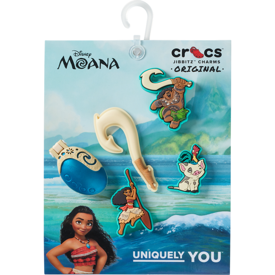 Crocs Disney Moana 5 Pack Jibbitz™ charms Women|Men|Kids|Jibbitz™ Charms