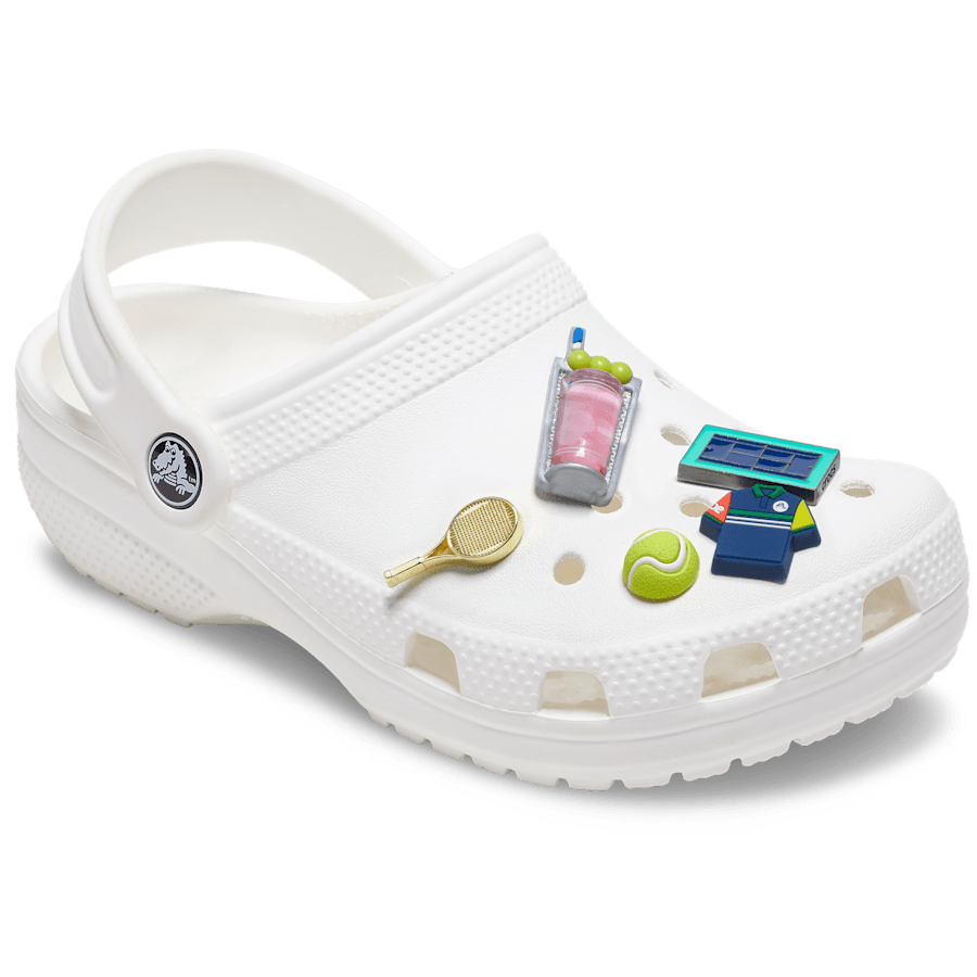 Crocs Day at The Tennis Court 5 Pack Jibbitz™ charms Women|Men|Jibbitz™ Charms
