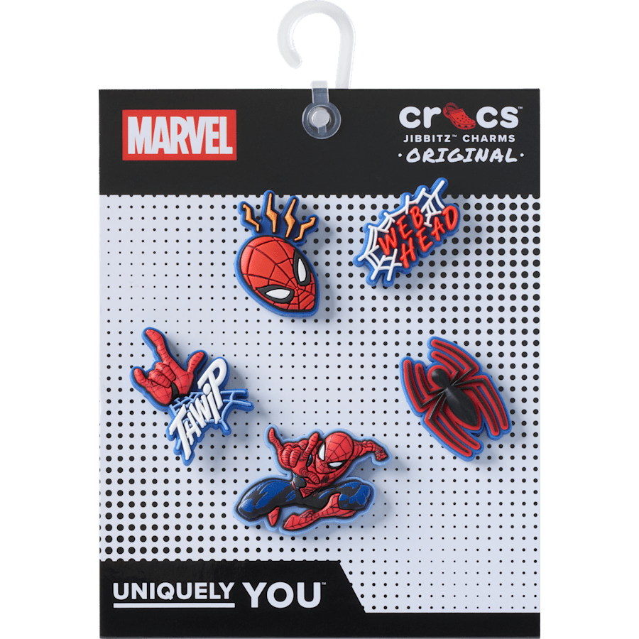 Crocs Spiderman 5 Pack Jibbitz™ charms Women|Men|Kids|Jibbitz™ Charms