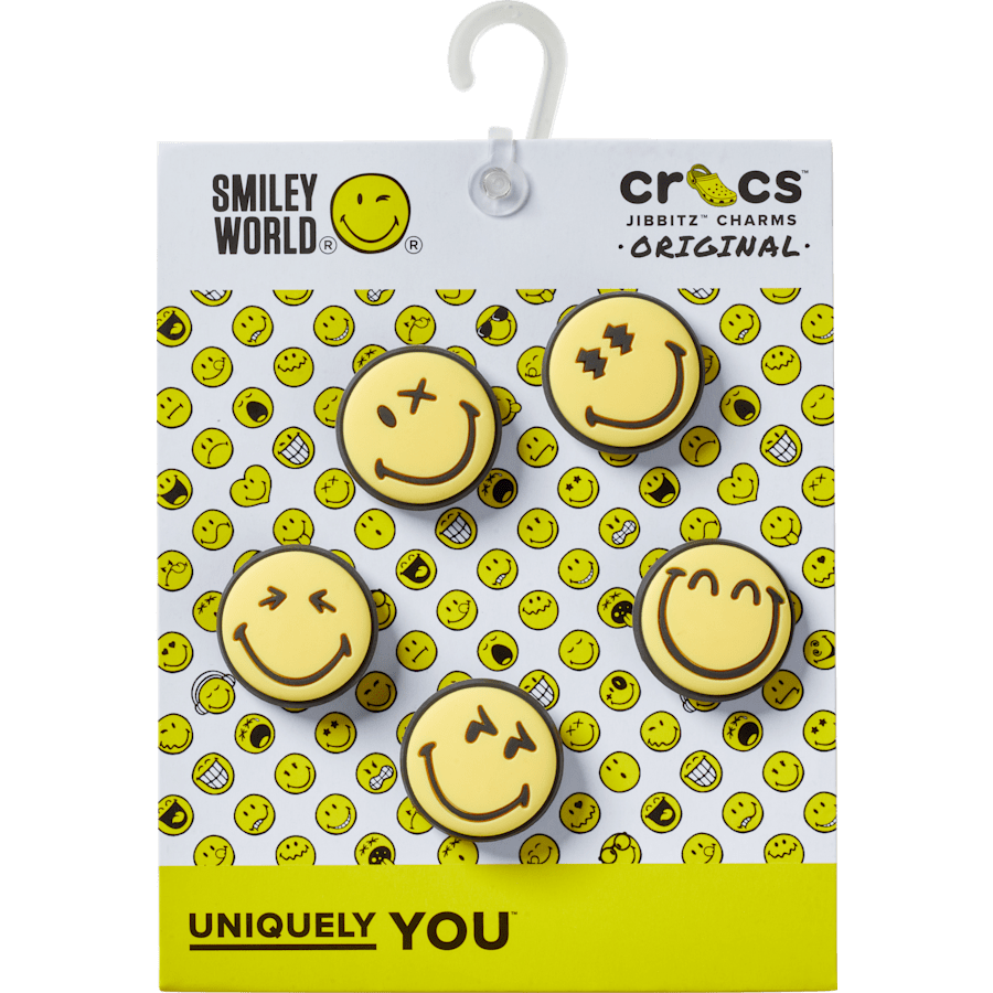 Crocs Smileyworld 5Pck Jibbitz™ charms Women|Men|Jibbitz™ Charms