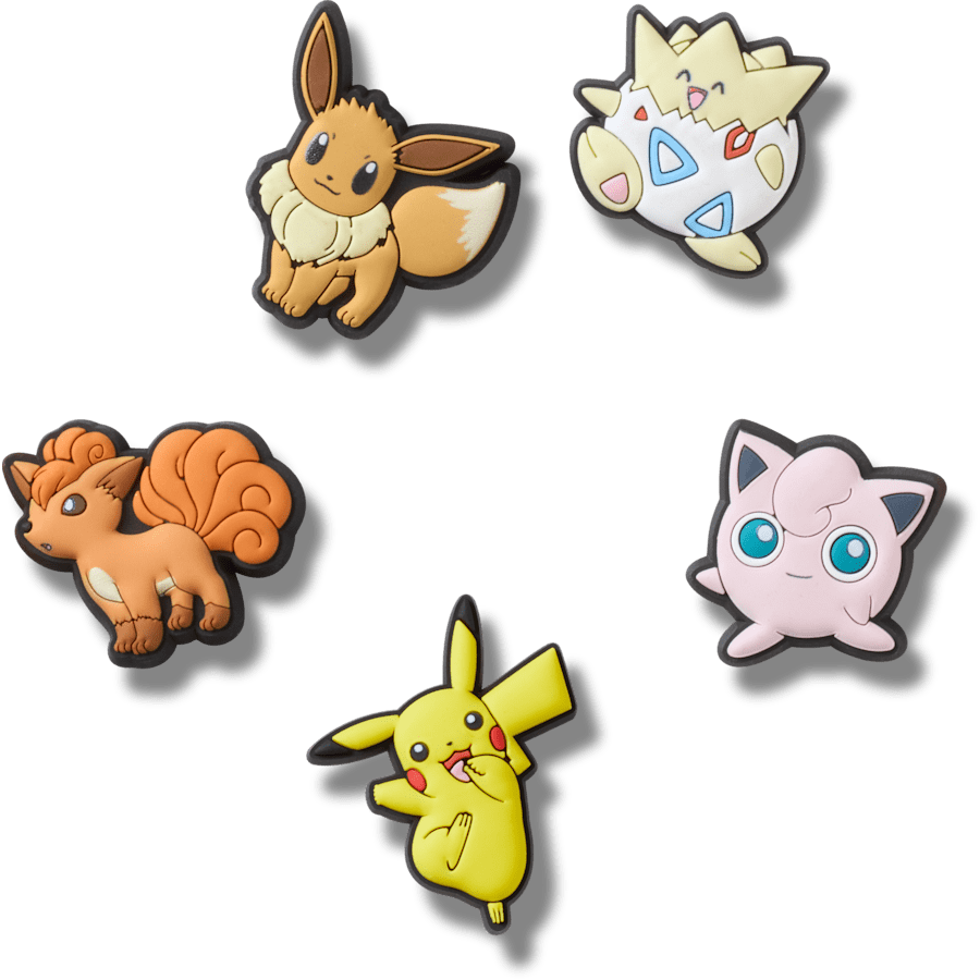 Crocs Pokemon Character 5 Pck Jibbitz™ charms Women|Men|Jibbitz™ Charms