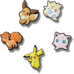 Crocs Pokemon Character 5 Pck Jibbitz™ charms Women|Men|Jibbitz™ Charms