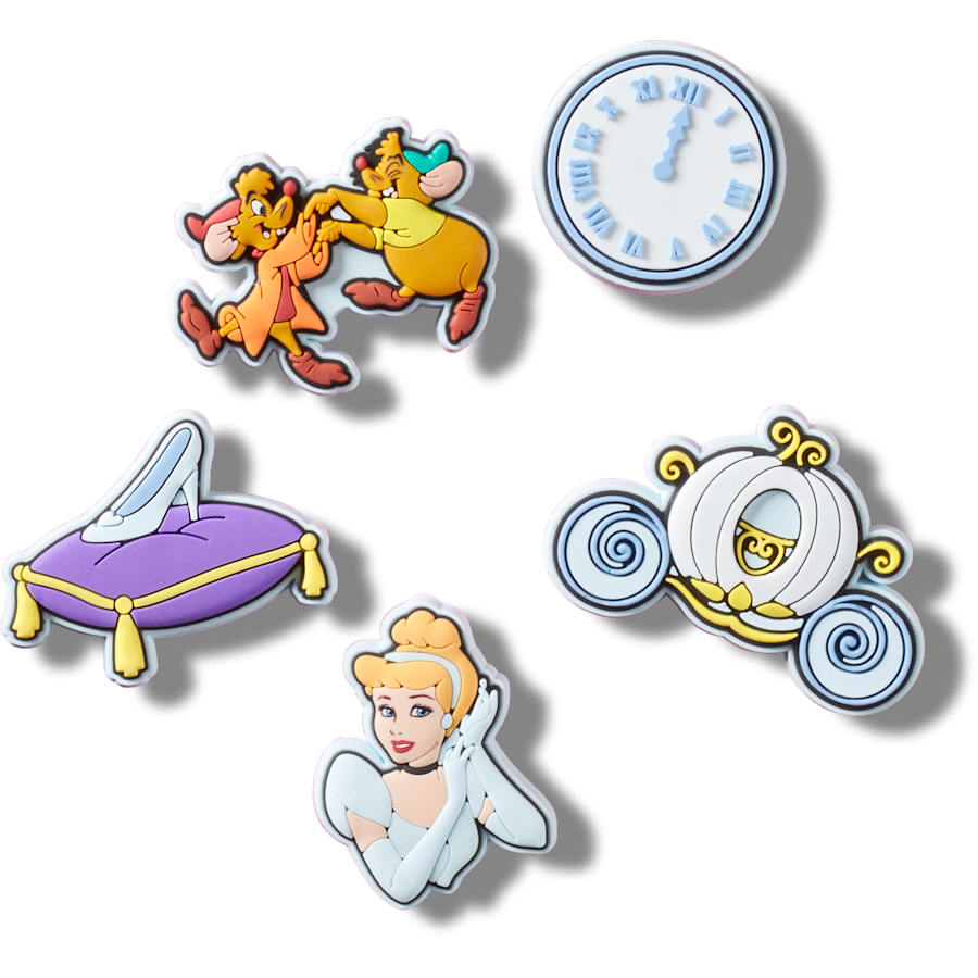 Crocs Cinderella 5 Pack Jibbitz™ charms Women|Men|Kids|Jibbitz™ Charms