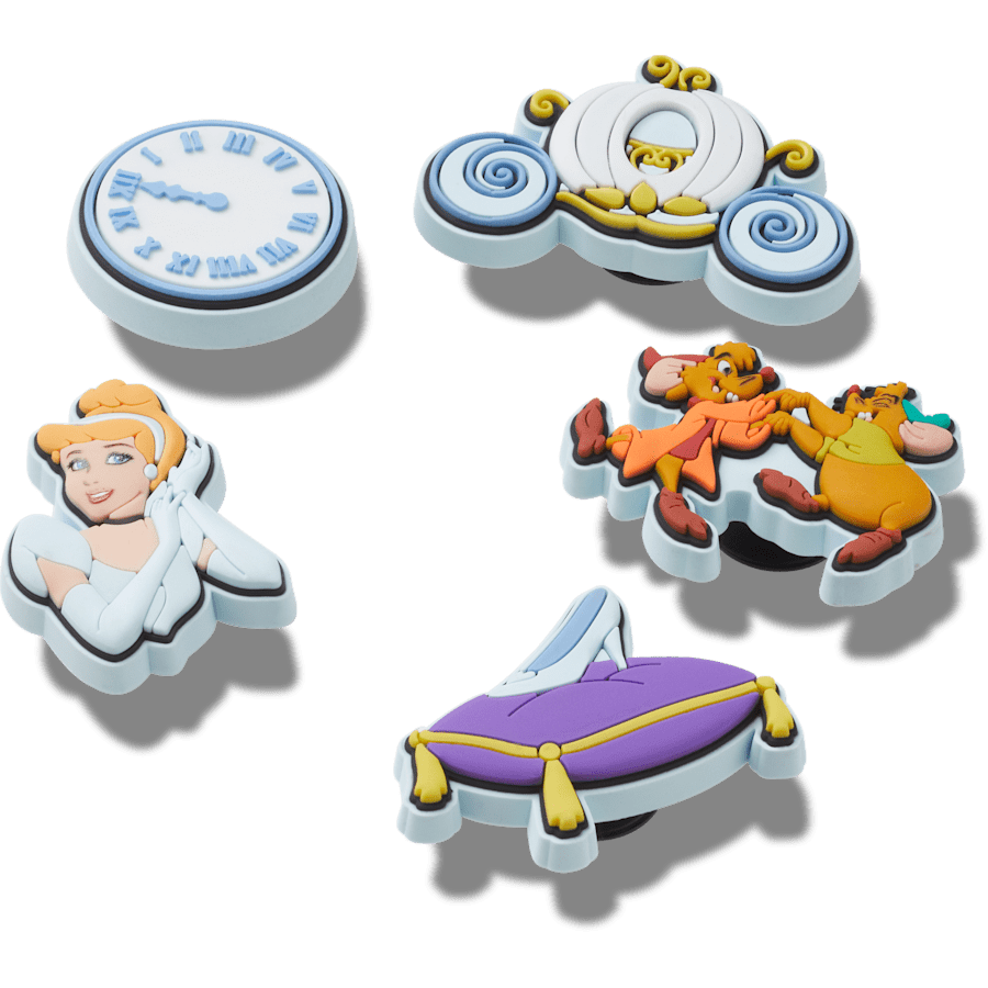 Crocs Cinderella 5 Pack Jibbitz™ charms Women|Men|Kids|Jibbitz™ Charms