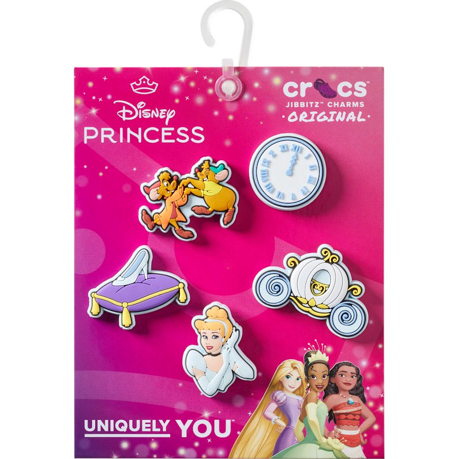 Crocs Cinderella 5 Pack Jibbitz™ charms Women|Men|Kids|Jibbitz™ Charms