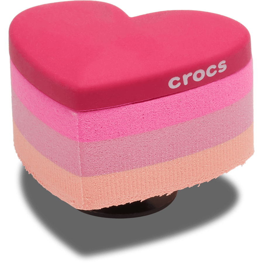 Crocs Stacked Pink Heart Jibbitz™ charms Women|Men|Jibbitz™ Charms