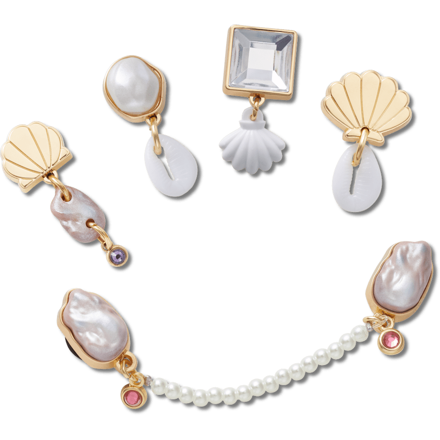 Crocs Elevated Pearl 5 Pack Jibbitz™ charms Women|Men|Kids|Jibbitz™ Charms