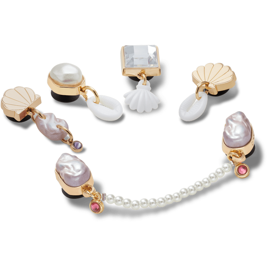 Crocs Elevated Pearl 5 Pack Jibbitz™ charms Women|Men|Kids|Jibbitz™ Charms