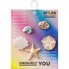 Crocs Gold Seashell 5 Pack Jibbitz™ charms Women|Men|Jibbitz™ Charms