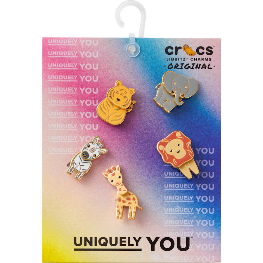 Crocs Enamel Safari 5 Pack Jibbitz™ charms Women|Men|Jibbitz™ Charms