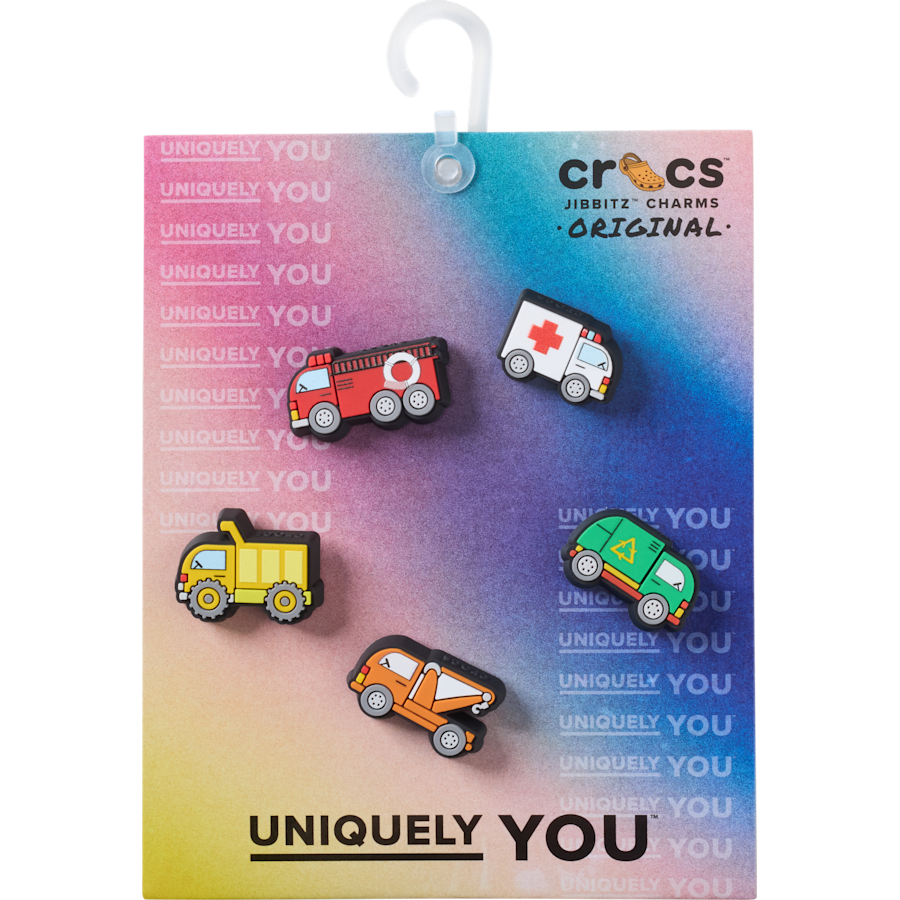Crocs Tiny Work Trucks 5 Pack Jibbitz™ charms Women|Men|Jibbitz™ Charms