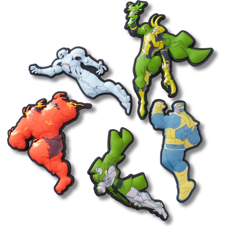 Crocs Avengers Villains 5Pck Jibbitz™ charms Women|Men|Kids|Jibbitz™ Charms