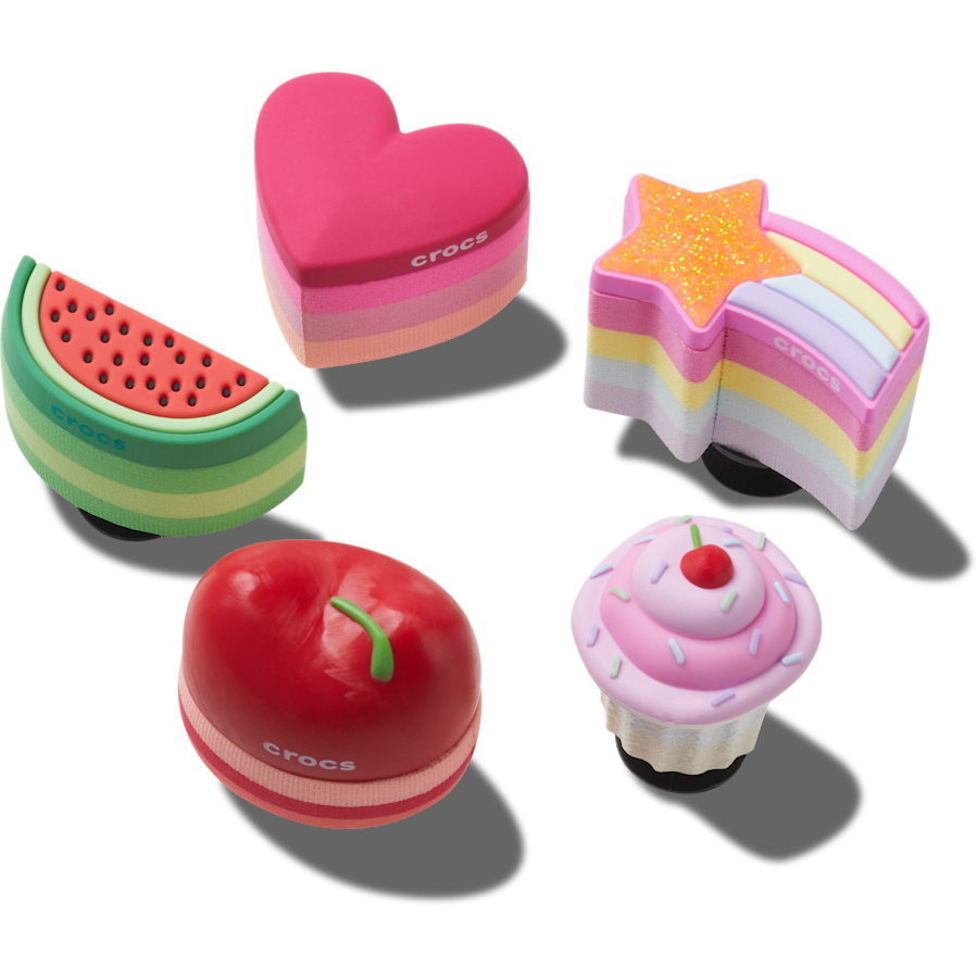 Crocs Stacked Sweets 5 Pack Jibbitz™ charms Women|Men|Jibbitz™ Charms