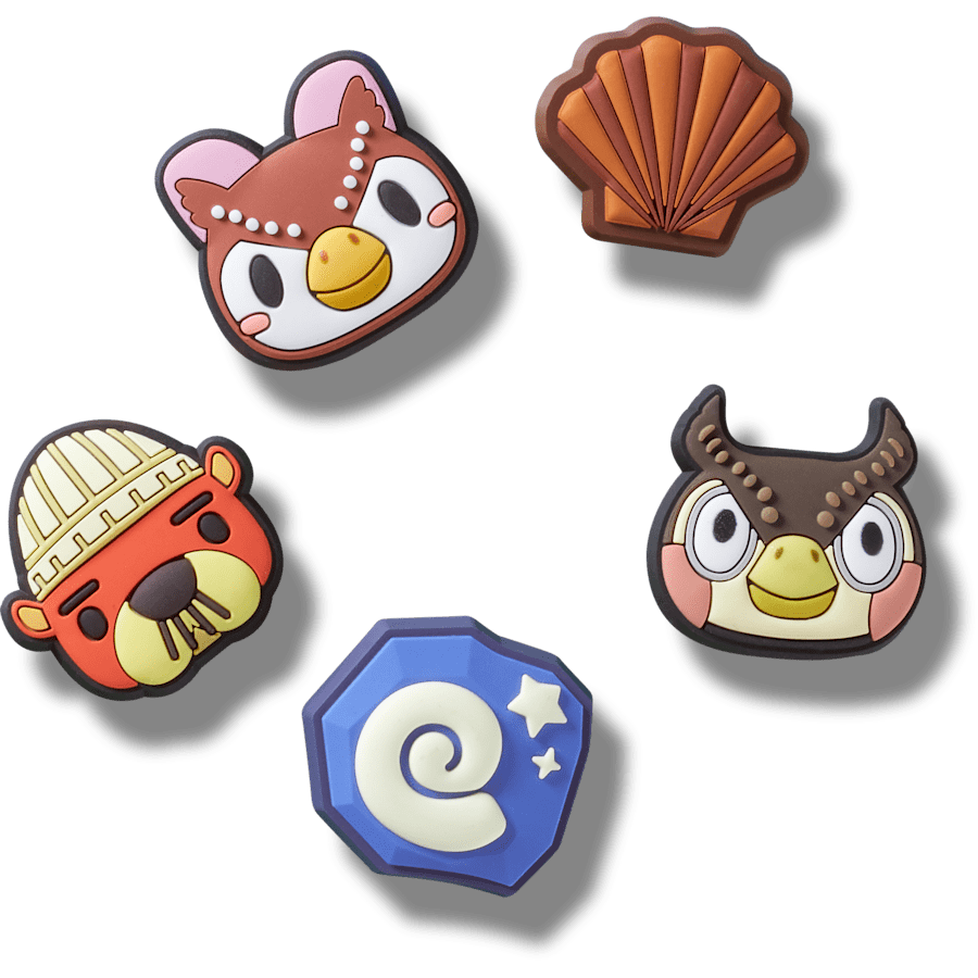 Crocs Animal Crossing Collector 5 Pack Jibbitz™ charms Women|Men|Kids|Jibbitz™ Charms