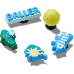 Crocs Pickle Ball 5 Pack Jibbitz™ charms Women|Men|Jibbitz™ Charms