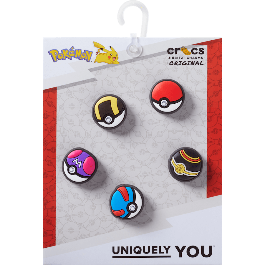 Crocs Poke Ball 5 Pack Jibbitz™ charms Women|Men|Kids|Jibbitz™ Charms