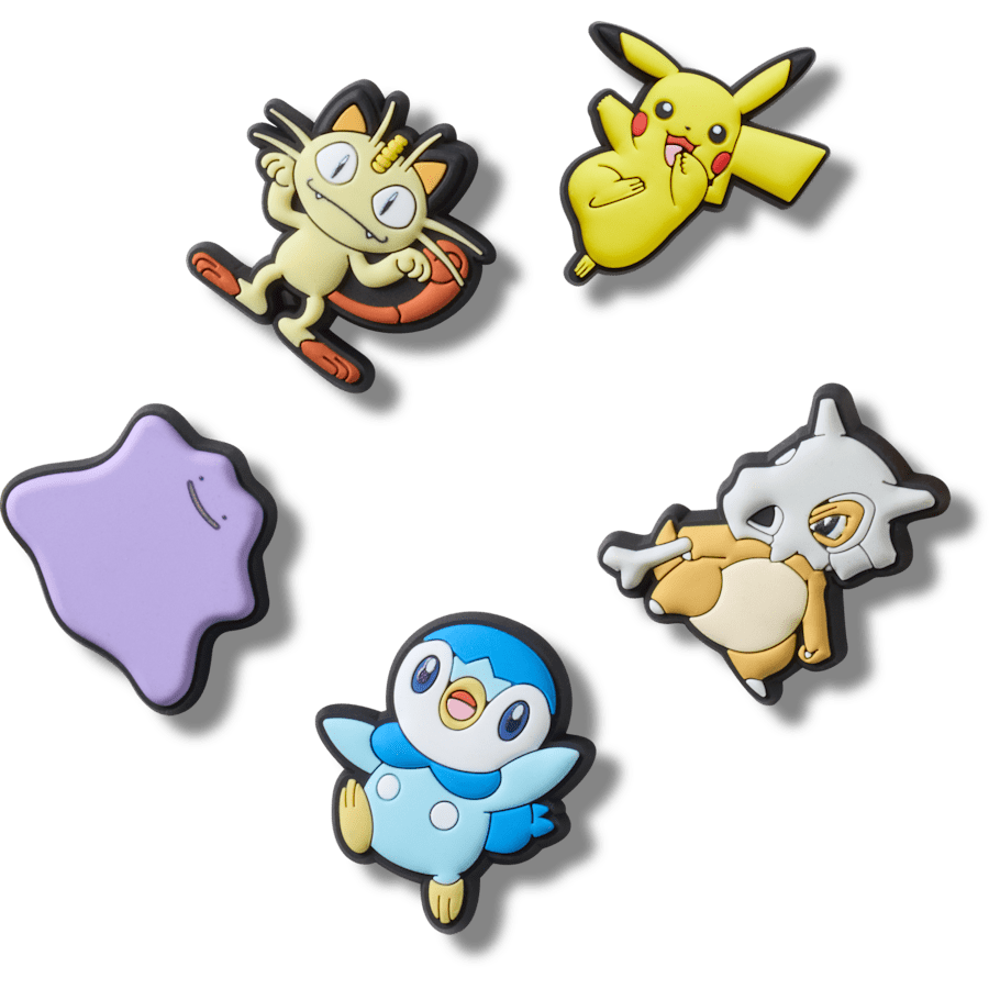 Crocs Pokemon Variety 5 Pck Jibbitz™ charms Women|Men|Kids|Jibbitz™ Charms