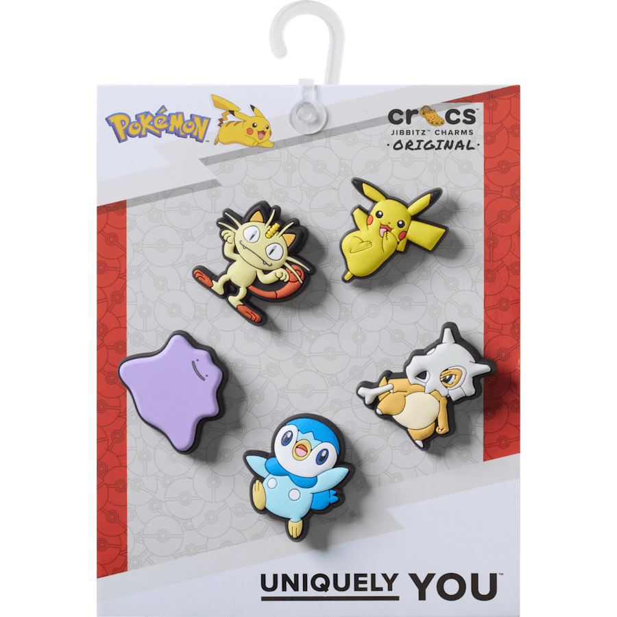 Crocs Pokemon Variety 5 Pck Jibbitz™ charms Women|Men|Kids|Jibbitz™ Charms