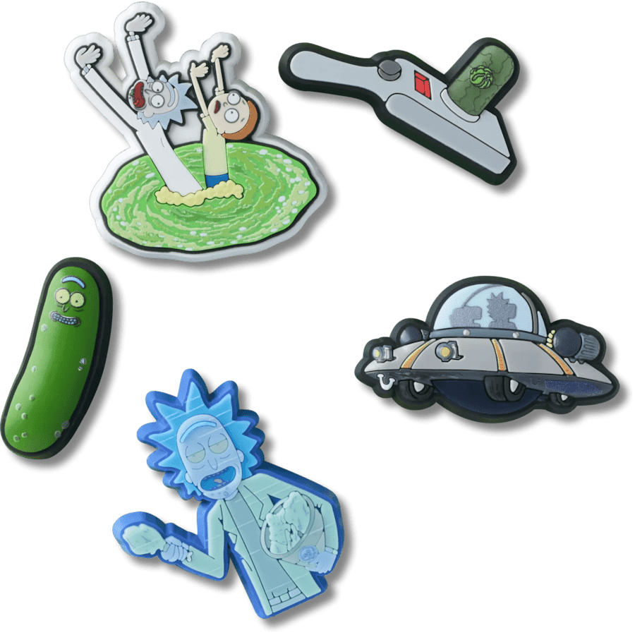 Crocs Rick and Morty 5 Pack Jibbitz™ charms Women|Men|Jibbitz™ Charms
