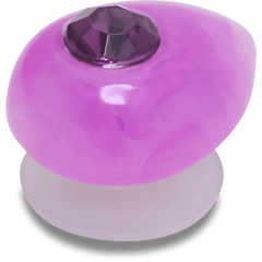 Crocs Amethyst February Birthstone Collection Jibbitz™ charms Women|Men|Jibbitz™ Charms