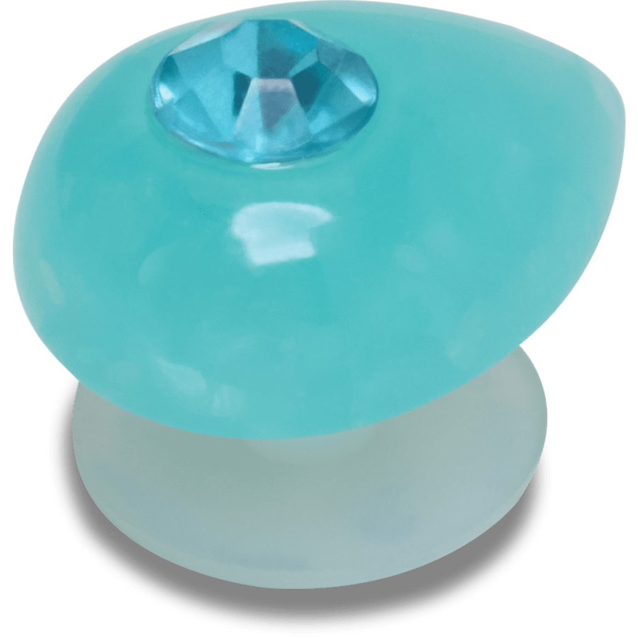 Crocs Aquamarine March Birthstone Collection Jibbitz™ charms Women|Men|Jibbitz™ Charms