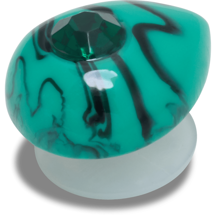 Crocs Emerald May Birthstone Collection Jibbitz™ charms Women|Men|Jibbitz™ Charms