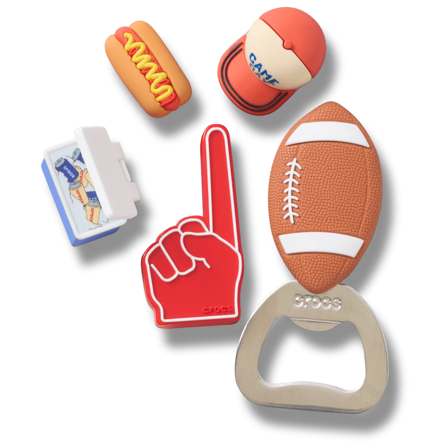 Crocs Tailgate 5 Pack Jibbitz™ charms Women|Men|Jibbitz™ Charms