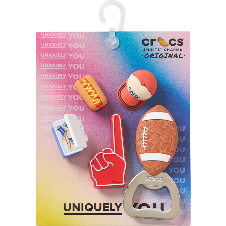 Crocs Tailgate 5 Pack Jibbitz™ charms Women|Men|Jibbitz™ Charms